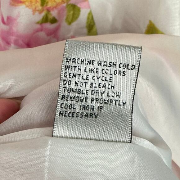 Danillo Woman Floral Textured Satin Long Blazer 3/4 Sleeve Button Up Elegant 20W - Picture 11 of 14